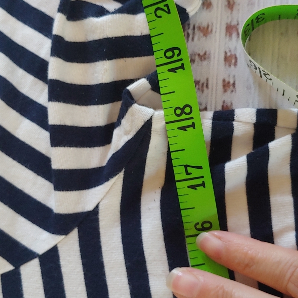 Tommy Hilfiger Striped Knit Dress w/ Eyelet Sleeve Detail - Picture 8 of 10